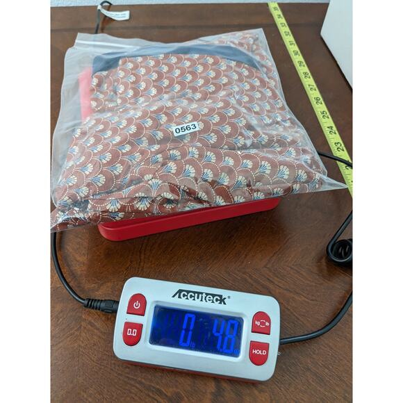 Maddy K Printed Tunic L‎ Orange Long Collared Top Button Up Blouse Everyday Work - Picture 7 of 7